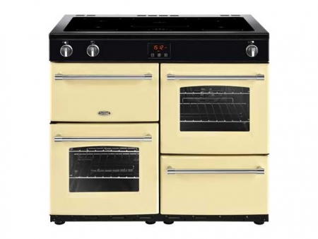 Belling Kensington 100Ei Range-fornuis Inductiekookplaat zones Crème A