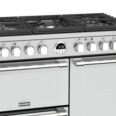 Stoves Sterling S900DF Vrijstaand fornuis Electrisch Gaskookplaat Roestvrijstaal A - Afbeelding 3