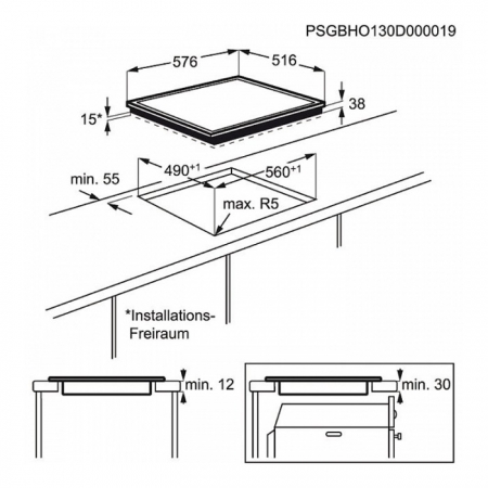 AEG HK624010XB kookplaat - Afbeelding 3