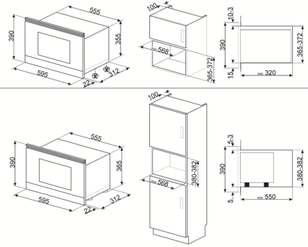 SMEG MP422X1 magnetron - Afbeelding 2