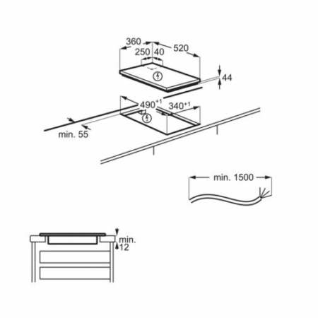 AEG IKE42640KB kookplaat - Afbeelding 2