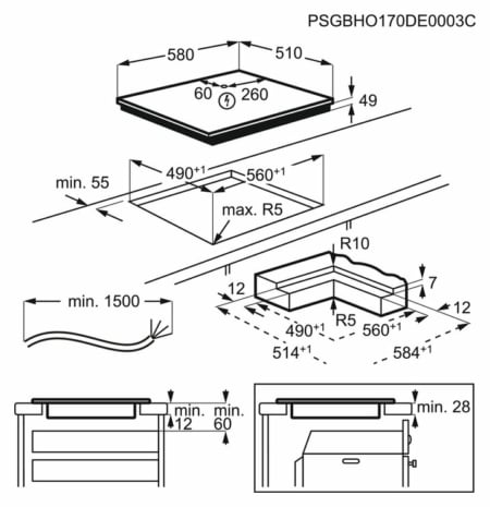AEG IKE64441IB Kookplaat - Afbeelding 3