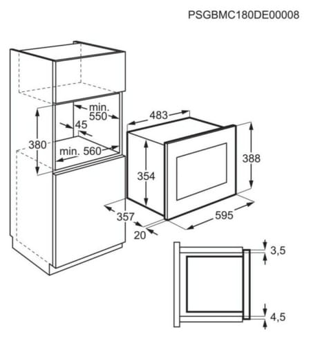 Electrolux EMS4253TEX Magnetron - Afbeelding 2