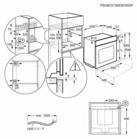 Electrolux EOB7S31V Stoom-Oven - Afbeelding 2