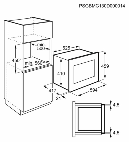 Electrolux KMFD264TEX magnetron - Afbeelding 3
