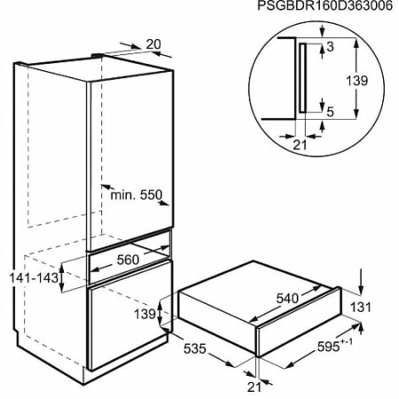 Aeg KDK911423M Vacuumlade - Afbeelding 2