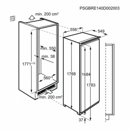 AEG SKE818E1DC koeler - Afbeelding 2