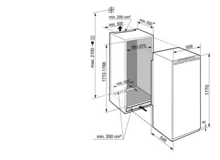 Liebherr IRBdi 5171 Peak BioFresh combi-koelkast Ingebouwd 276 l D - Afbeelding 2