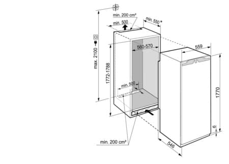 Liebherr IRBe 5121 Plus BioFresh combi-koelkast Ingebouwd 275 l E - Afbeelding 2