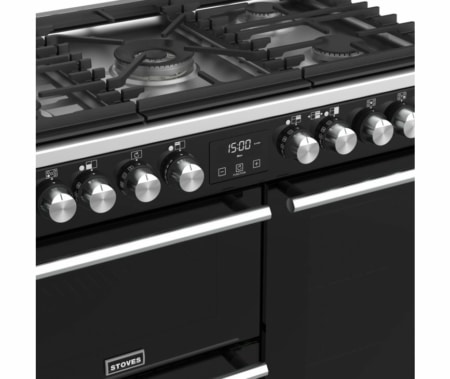 Stoves Precision S900DF Deluxe Zwart - Afbeelding 4