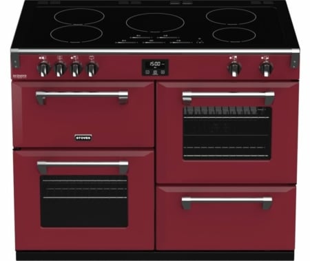 Stoves Richmond S1000 Deluxe Ei Chili Red - Afbeelding 2