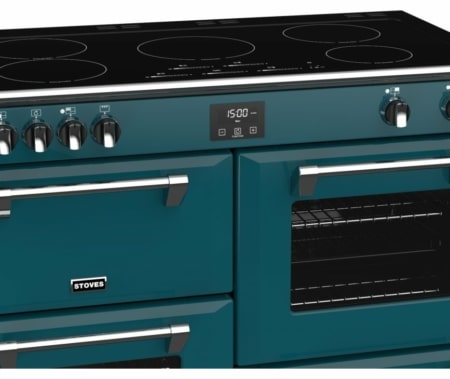 Stoves Richmond S1000 CB Ei Kingfisher Teal - Afbeelding 4