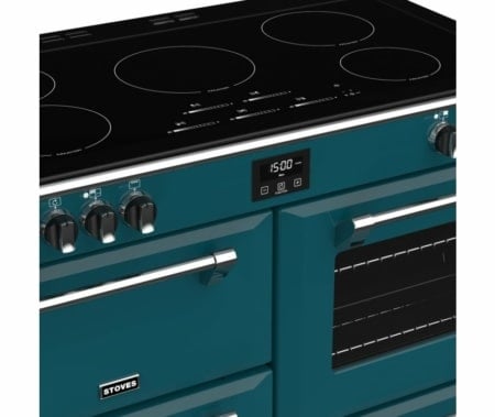 Stoves Richmond S1000 CB Ei Kingfisher Teal - Afbeelding 3