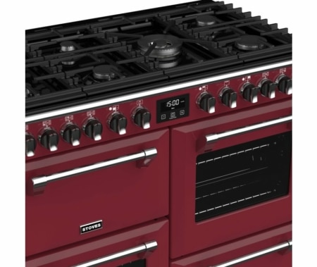 Stoves Richmond S1000 Deluxe DF Chili Red - Afbeelding 3