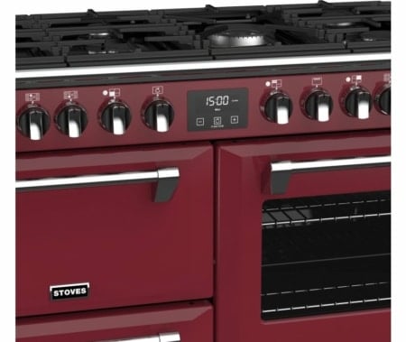 Stoves Richmond S1000 Deluxe DF Chili Red - Afbeelding 4