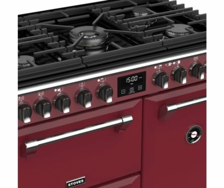 Stoves Richmond S900 Deluxe DF Chili Red - Afbeelding 2