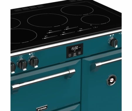 Stoves Richmond S900 Ei Deluxe Kingfisher Teal - Afbeelding 4