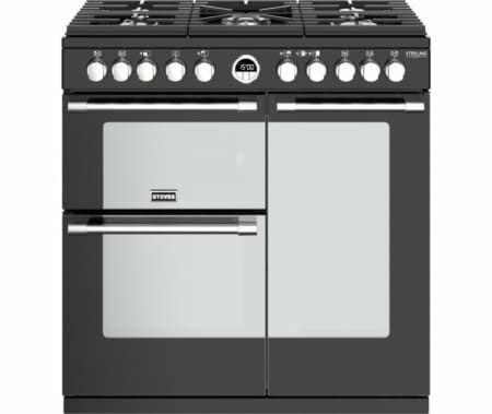 Stoves Sterling S900 DF Deluxe Zwart