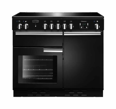 Rangemaster Professional + 100 Induction Vrijstaand fornuis Inductiekookplaat zones Zwart A EWO0001