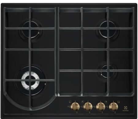 Electrolux EGH6343ROR Zwart Ingebouwd 60 cm Gaskookplaat 4 zone(s)