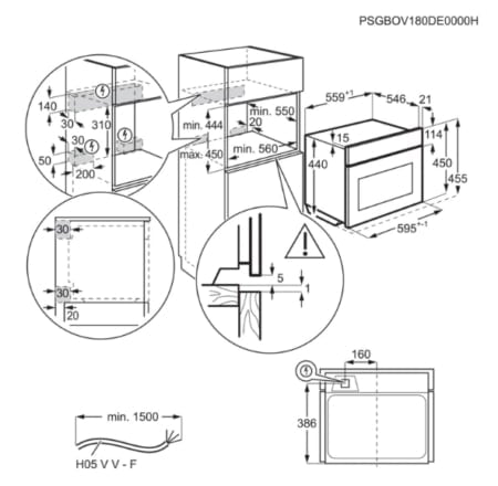 AEG KMK721880B Ingebouwd Grill-magnetron 42 l 1000 W Zwart - Afbeelding 6
