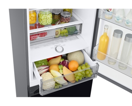 Samsung RB38A7B5E22 koel-vriescombinatie Vrijstaand 390 l E Zwart - Afbeelding 8