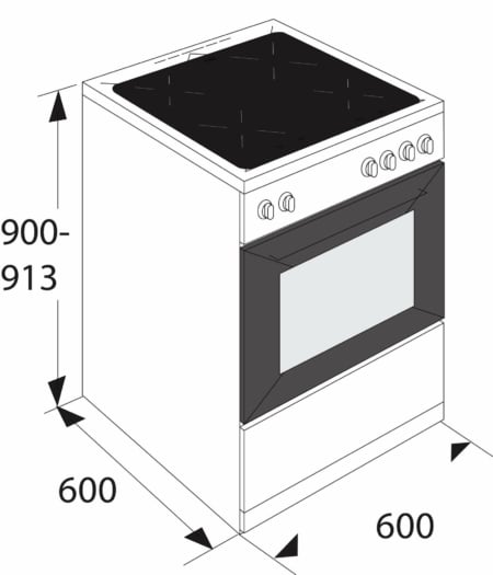 Etna FIV560ZWA Inductie fornuis Zwart - Afbeelding 3