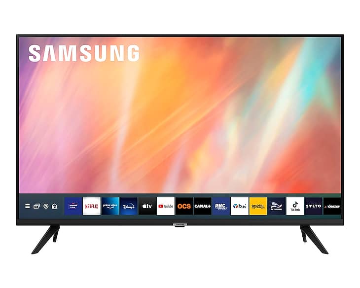 ACTIE Samsung UE65AU7025KXXC tv 165,1 cm 4K Ultra HD TV Wifi Zwart, Grijs - Elektro Witgoed Outlet Apeldoorn