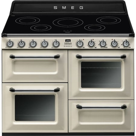Smeg TR4110IP fornuis Vrijstaand fornuis Inductiekookplaat zones Crème A - Afbeelding 8