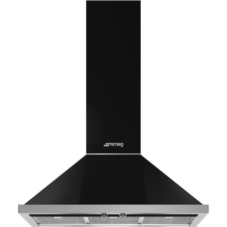 Smeg KPF9BL afzuigkap Muurmontage Zwart 781 m³/uur A+ - Afbeelding 5