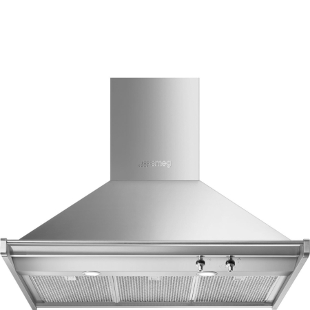 Smeg KD90HXE afzuigkap Muurmontage Roestvrijstaal 781 m³/uur A+ - Afbeelding 10