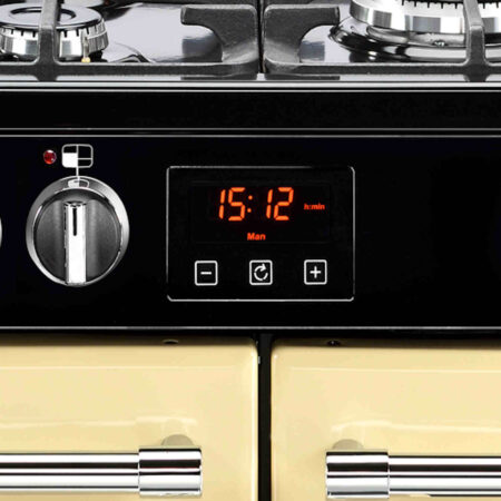 Belling Farmhouse 110 DFT Range-fornuis Gaskookplaat Crème - Afbeelding 3
