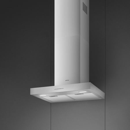 Smeg KBT600XE afzuigkap Muurmontage Roestvrijstaal 820 m³/uur A - Afbeelding 3