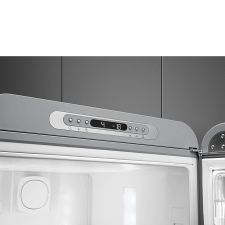 Smeg FAB32RSV5 koel-vriescombinatie Vrijstaand 331 l D Zilver - Afbeelding 4