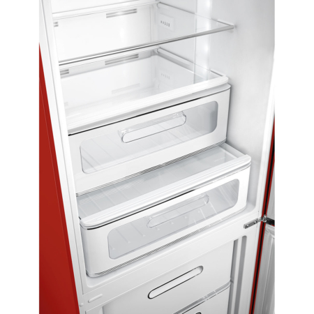 Smeg FAB32RRD5 koel-vriescombinatie Vrijstaand 331 l D Rood - Afbeelding 3