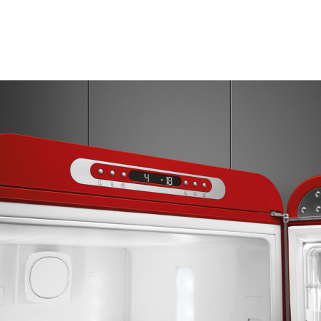 Smeg FAB32RRD5 koel-vriescombinatie Vrijstaand 331 l D Rood - Afbeelding 4