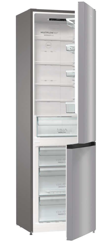 Gorenje NRK6202ES4 koel-vriescombinatie Vrijstaand 331 l E Grijs