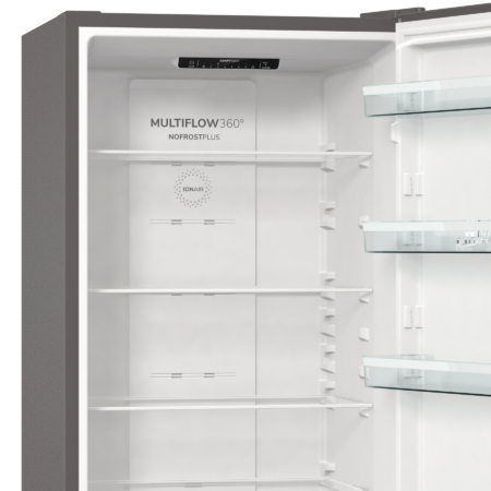 Gorenje NRK6202ES4 koel-vriescombinatie Vrijstaand 331 l E Grijs - Afbeelding 6
