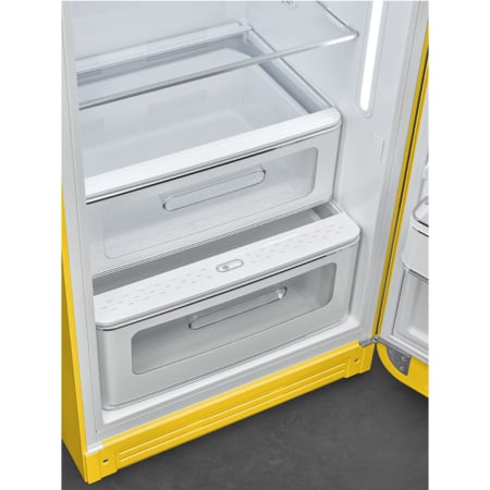 Smeg FAB28RYW5 combi-koelkast Vrijstaand 270 l D Geel - Afbeelding 5