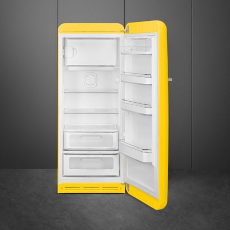 Smeg FAB28RYW5 combi-koelkast Vrijstaand 270 l D Geel - Afbeelding 7