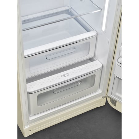 Smeg FAB28RCR5 combi-koelkast Vrijstaand 270 l D Crème - Afbeelding 7
