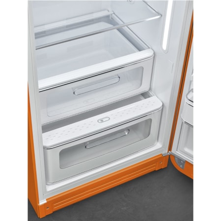 Smeg FAB28ROR5 combi-koelkast Vrijstaand 270 l D Oranje - Afbeelding 5