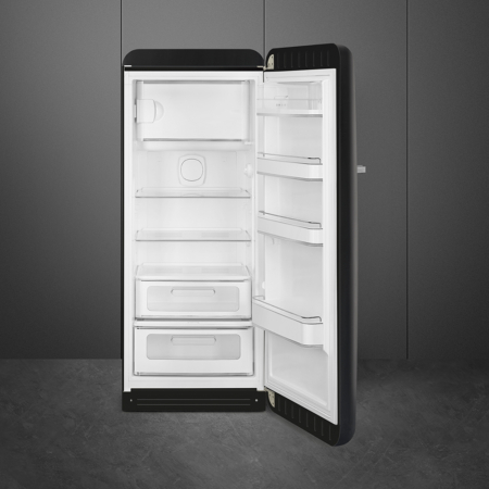 Smeg FAB28RDBB5 combi-koelkast Vrijstaand 270 l D Zwart, Meerkleurig - Afbeelding 9