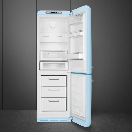 Smeg FAB32RPB5 koel-vriescombinatie Vrijstaand 331 l D Blauw - Afbeelding 8