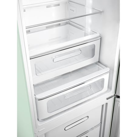 Smeg FAB32RPG5 koel-vriescombinatie Vrijstaand 331 l D Groen - Afbeelding 4