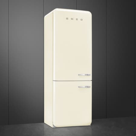 Smeg FAB38LCR5 koel-vriescombinatie Vrijstaand 481 l E Crème - Afbeelding 4