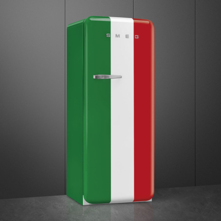 Smeg FAB28RDIT5 combi-koelkast Vrijstaand 270 l D Groen, Rood, Wit - Afbeelding 3