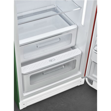 Smeg FAB28RDIT5 combi-koelkast Vrijstaand 270 l D Groen, Rood, Wit - Afbeelding 7