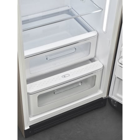 Smeg FAB28RDTP5 combi-koelkast Vrijstaand 270 l D Bruin - Afbeelding 7