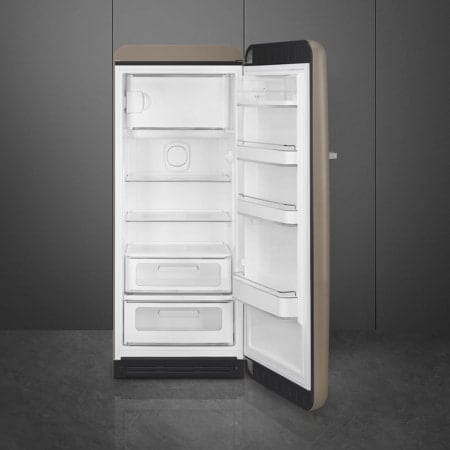 Smeg FAB28RDTP5 combi-koelkast Vrijstaand 270 l D Bruin - Afbeelding 5